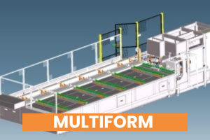 Industrial MULTIFORM food processing machine line