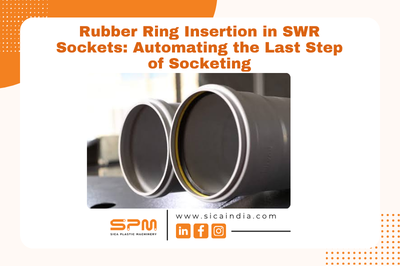 Rubber ring insertion in SWP socket pipes