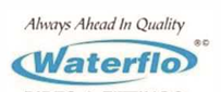 Waterflo logo with “Always Ahead In Quality” tagline