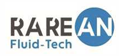 RAREAN Fluid-Tech logo with blue circular AN emblem