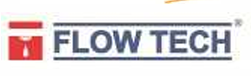 FLOW TECH logo with red icon and blue text